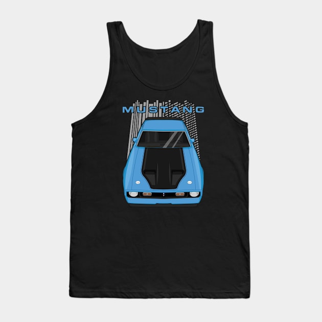 Mustang Mach 1 1971 to 1972 - Grabber Blue Tank Top by V8social